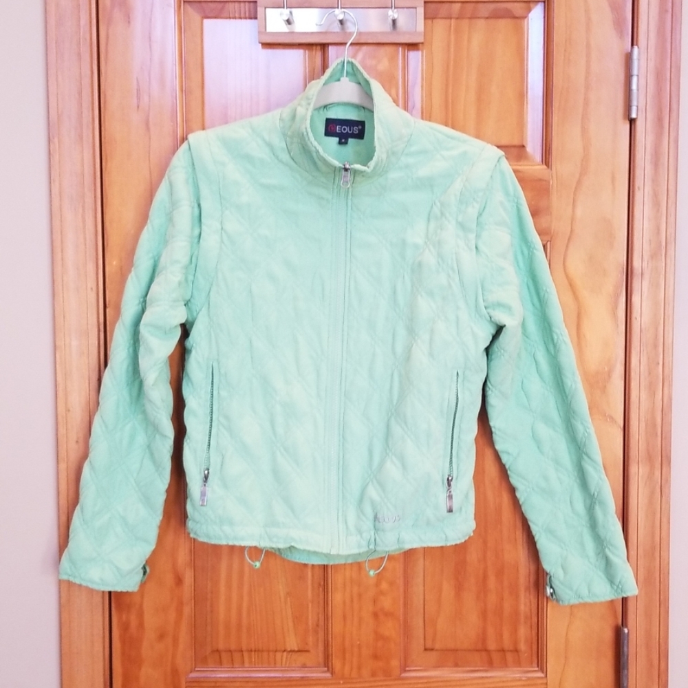 Eous green riding jacket/vest